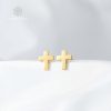 Anting Gold Cross Simple