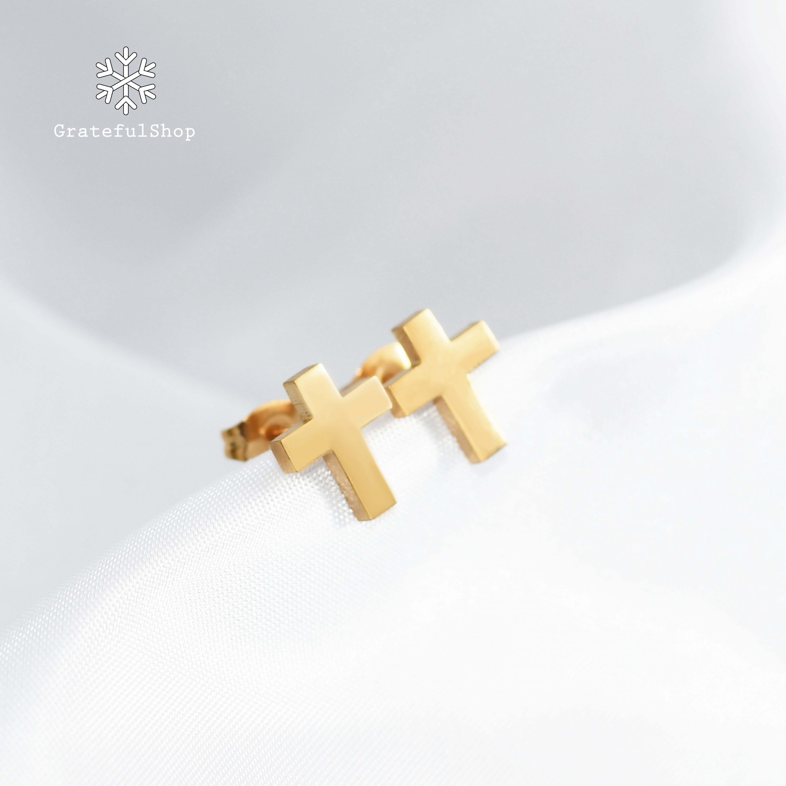 Anting Cross Simple - Image 2