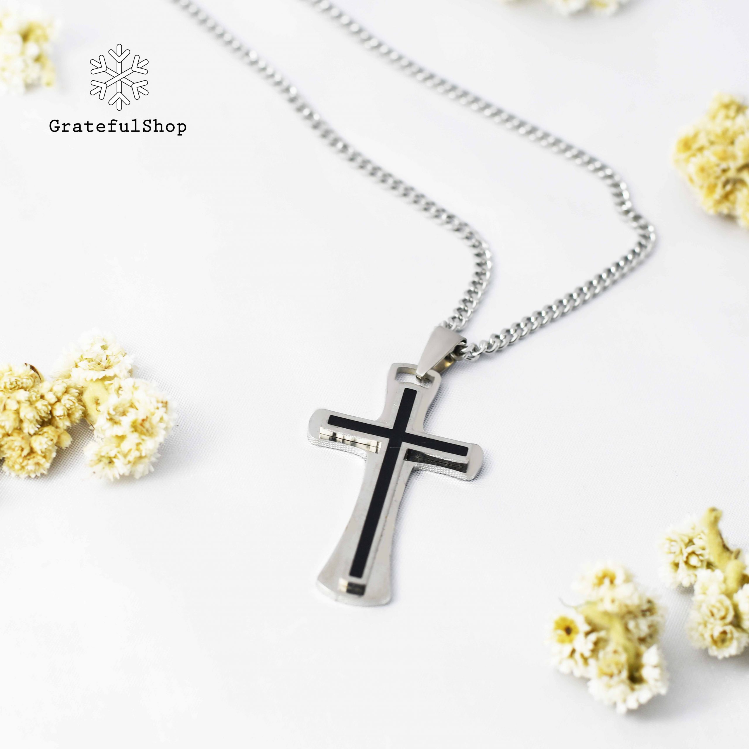 Kalung Salib SS Silver - Image 2