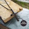 Grateful - Kalung Salib Black Simple / KALUNG SALIB HITAM (STAINLESS STEEL) + FREE POUCH