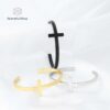 Gelang Bangle Cross (Silver/Black/Gold)