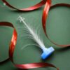 Lampu POHON NATAL Christmas Tree  Fiber (White) 12cm SUDAH INCLUDE BATTERY