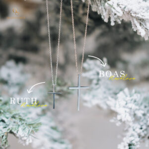 Gratefulshop - Kalung Boas - FREE UKIR 1 SISI STAINLESS STEEL (ANTI KARAT) (FREE POUCH)