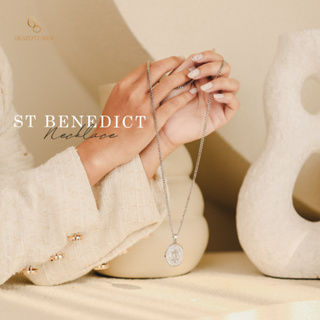 Grateful - Kalung St Benedict silver (Santo Benediktus) STAINLESS STEEL FREE POUCH - Image 2