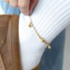 Grateful - Gelang Kaki Ring Bell Gold (ANKLET BUNYI) (STAINLESS STEEL) (ANTI KARAT) (FREE POUCH)