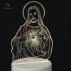 Grateful - Akrilik Tuhan Yesus Memberkati LED Lamp/ Lampu Kristen Psalm Pajangan kado Jesus Bless
