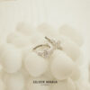 Grateful - Anting Salib Maria Zircon/ Cross Earring Silver Sterling 925 (ANTI KARAT/ ANTI PUDAR)