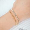 Grateful - Gelang Gold Esther / Tennis Bracelet Gold Double Layer (STAINLESS STEEL ANTI KARAT)