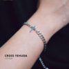 Grateful - Gelang CROSS Yehuda Stainless Steel salib bracelet (ANTI KARAT) DIUKIR SESUAI REQUEST