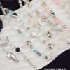 Grateful - Phone Strap Salib Gantung Lucu Lanyard Tulip Crystal Beaded Phone Chain Cross