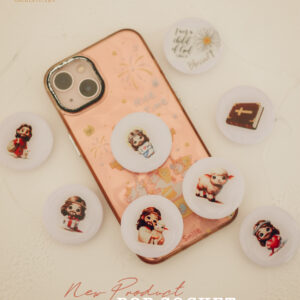 Grateful -  Pop Socket HP Karakter Jesus Lamb Christian Alkitab / Pop Socket 3D / Aksesoris HP