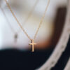 Grateful - Kalung Salib Cross Noel (Gold/Silver) (STAINLESS STEEL) ANTI KARAT + FREE POUCH