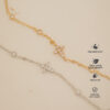 Grateful - Gelang Salib Elora Silver (STAINLESS STEEL ANTI KARAT)