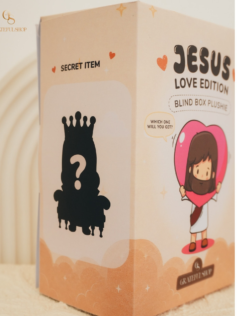 Grateful - Blindbox Jesus Plushie Kristen Katolik Alkitab Hadiah Boneka Gift - Image 3