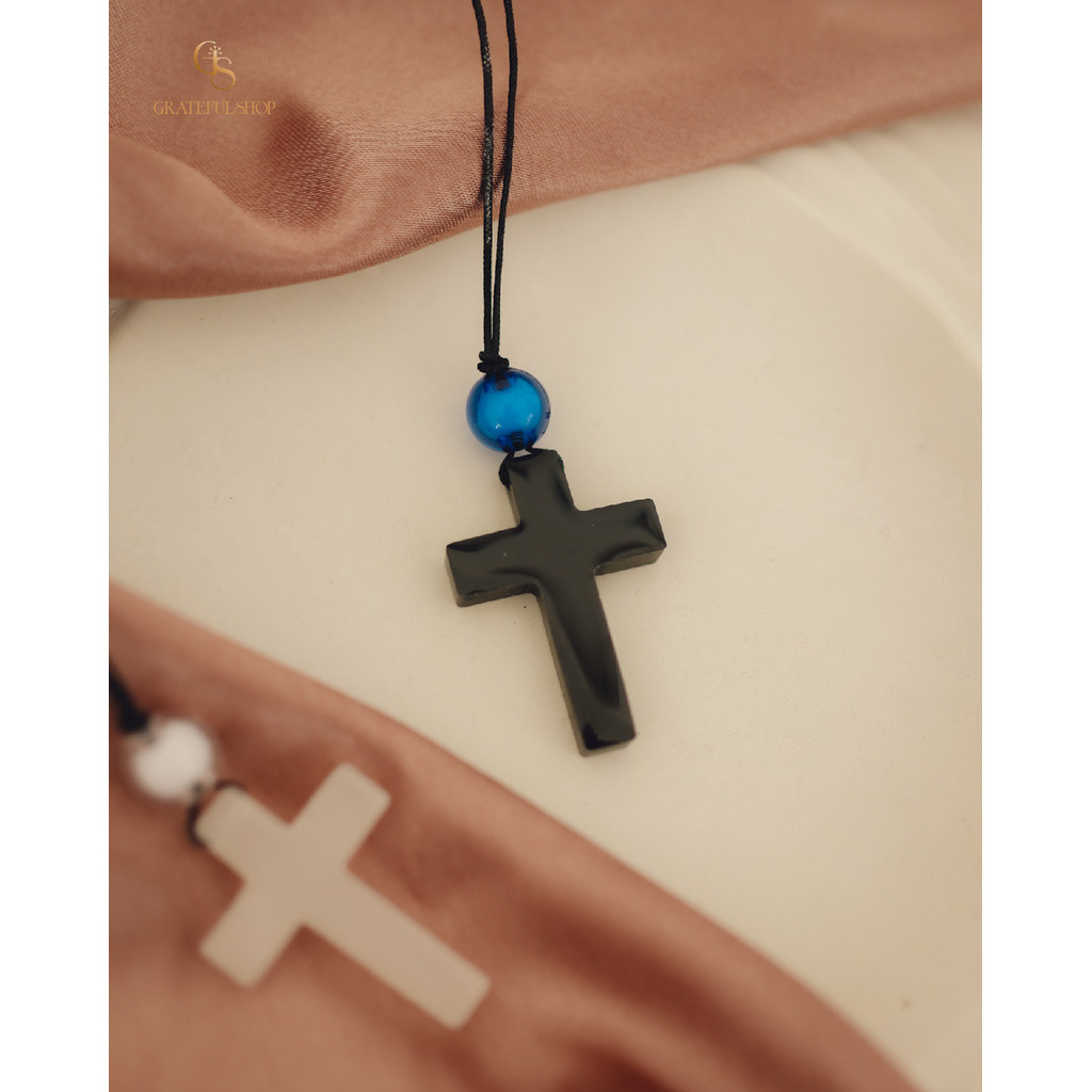 Grateful x Eora Official - Gantungan Mobil Salib Hitam - Image 3