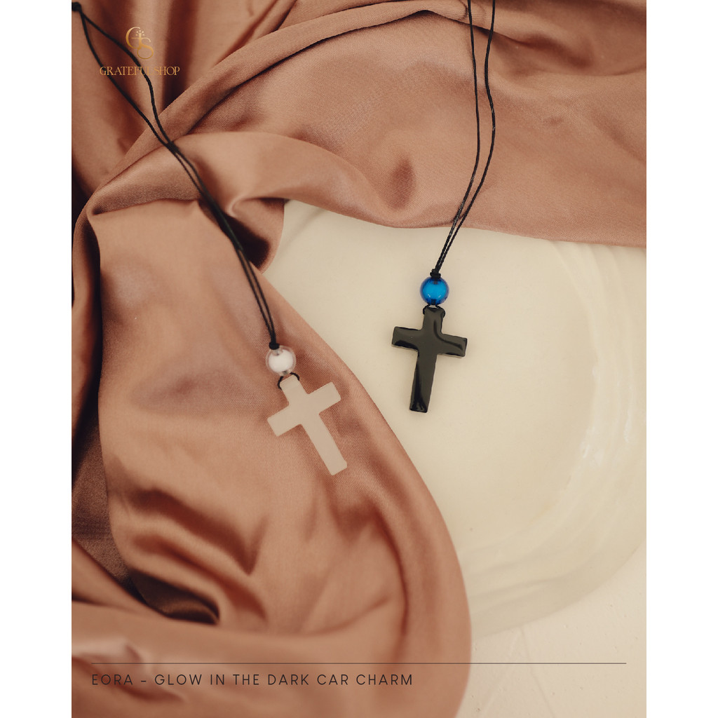 Grateful x Eora Official - Gantungan Mobil Salib Hitam - Image 4
