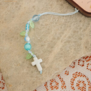 Grateful x Eora - Phone Strap Salib Gantung Biru