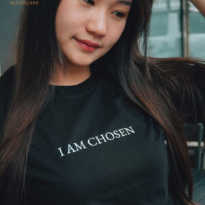 Grateful - Shirt Grateful I am Chosen- Baju shirt Cotton Kristen Katolik Jesus Unisex